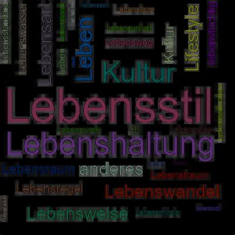 lebensstil synonym|lebensstil .